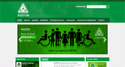 Desktop Screenshot of adefom.com.br